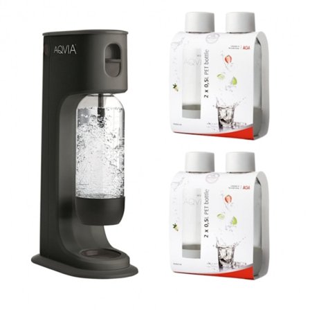 AGA Aqvia Balance (Black) + 4 x 0,5L PET-flaskor