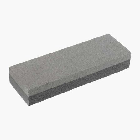 Biltema - Verktøybryne med Én Grov og Én Fin Side, Korn 120 og Korn 240, Brukes med Vann eller Slipeolje