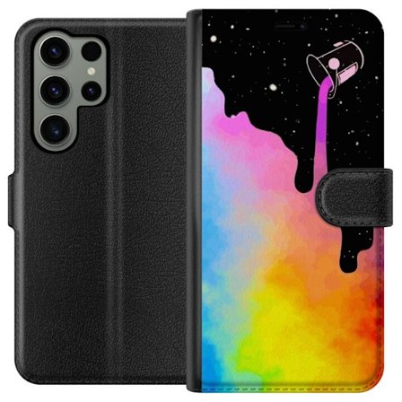 Kompatibelt Lommeboketui til Samsung Galaxy S23 Ultra Farge i verdensrommet