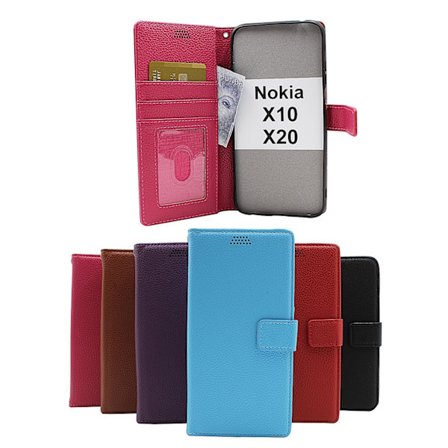 New Standcase Wallet Nokia X10 / Nokia X20