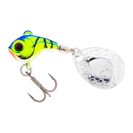 Westin Dropbite Tungsten Spin Tail Jig 2cm, 13g - Chartreuse Blue Craw