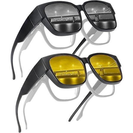 Solbriller til mænd og kvinder - Omsluttende solbriller der passer over-XF25-