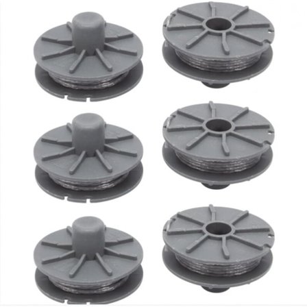 Ersättningsspole för trimmer - Diameter: 1,6 mm - 6,1 m - För