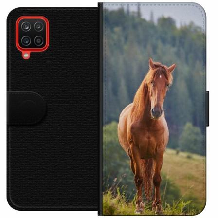 Samsung Galaxy A12 Plånboksfodral Hästar