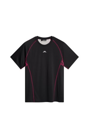 J.Lindeberg - Alfonso Printed T-shirt - Svart - Man - S