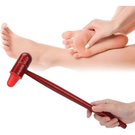 Massage Hammer Massage Hammer, Massage Hammer Knock Massage Meridians Rygg Knock Massager Manuell Ryggmassage för Kroppsmuskler Rygg Fötter Nacke 