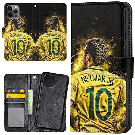 iPhone 13 Pro Max - Plånboksfodral/Skal Neymar