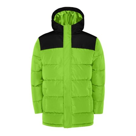 Roly Unisex Vuxen Tallin Isolerad Jacka 3XL Lime/Solid Svart