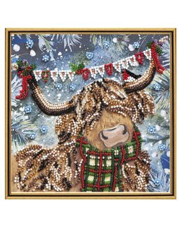 Helmikirjonta Joulutervehdys -Abris Art