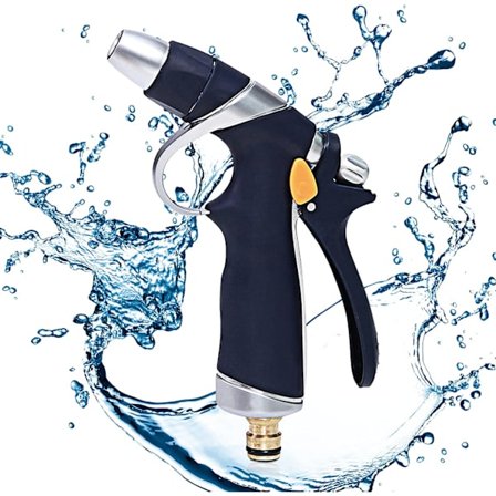 Høytrykks metall hagespreder, justerbar vannstrøm, W