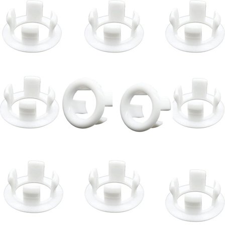 10 STK Vask Afløb Badeværelse Overløb