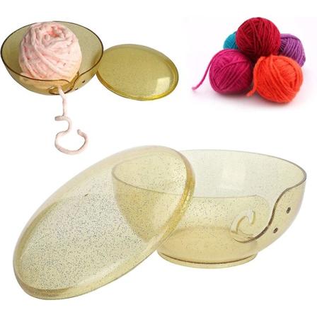 Selkeä Lankakulho, Kestävä Ja Tekstuurillinen, Pitää Langat Puhtaina Ja Kiinteinä