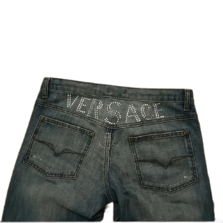 Versace jeans strass rhinestone