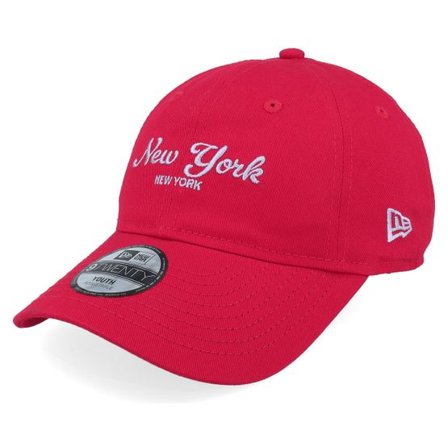New Era - Röd Keps - Location 9TWENTY Scarlet Dad Cap @ Hatstore