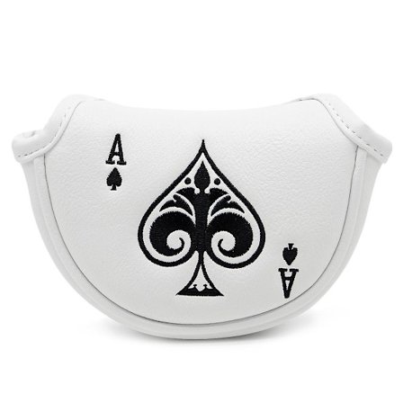 Golf Putter Cover Half Mallet Putter Headcover Magnetic Club Protector For Odyssey