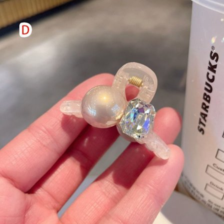 Mini Hair Clip Claw Kawaii Hårklämmor D D