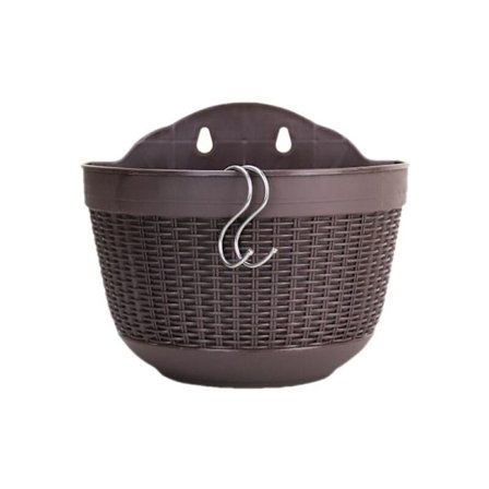 2 kappaletta muovisia ripustettavia kukkaruukkuja, metalliset ripustettavat kukkaruukut, aitaruukut, ripustettavat koriruukut, kasvien kasvatukseen ja