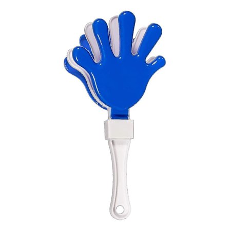 Hand Clapper Noise Makers Party Favors (blå/vit) (12 st)