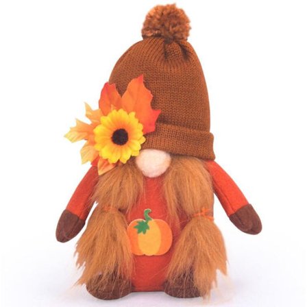 Lönnlövsdocka utan ansikte - Tomtefigur