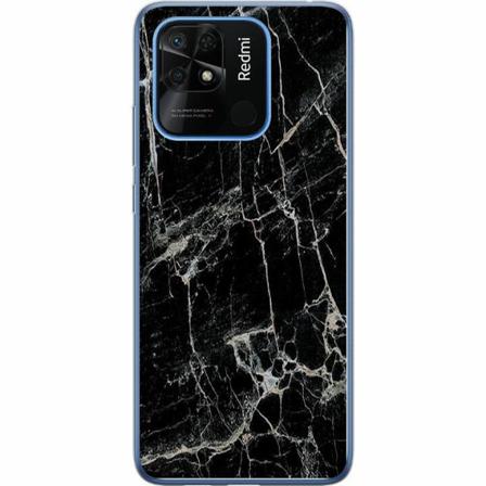 Xiaomi Redmi 10c Mjukt Skal - Marmor Svart