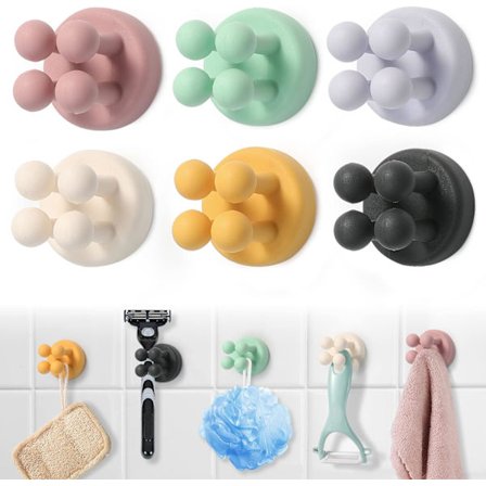 6-pack Rakhylla, Duschyllor, Vattentät Badrumstillbehör