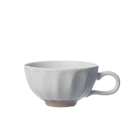 ERNST Kopp stengods Kök & matlagning Vit d10,5 h5,7