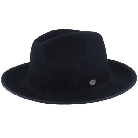 Bailey - Svart fedora Hatt - Trope Black Fedora @ Hatstore