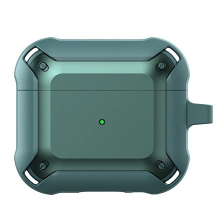 AirPods 3 TPU-fodral med nyckelring - Grön / Grön