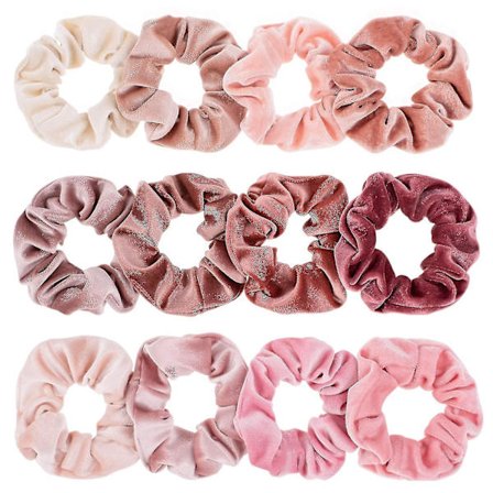Blush Theme Hår Scrunchies Sammet Elastics Rosa Älskare Scrunchy Bobbles Mjuka Hårband Hårband Hårtillbehör Flickor, Kvinnor (1