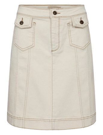 Mmcolette Clay Skirt Cream MOS MOSH