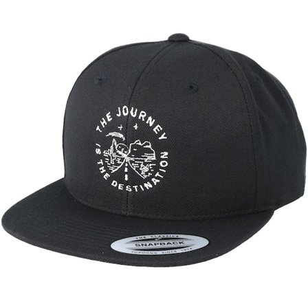 Wild Spirit - Zwart snapback Cap - The Journey Black Snapback @ Hatstore