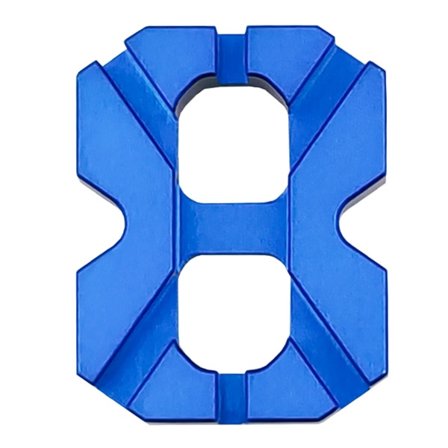 Cykeleker Nøkkel for Nykkel Sykkelhjul for Felgjustering Sykkel Mini Reparasjonsverktøy Bærbar 6-veis Spornøkkel S Blå