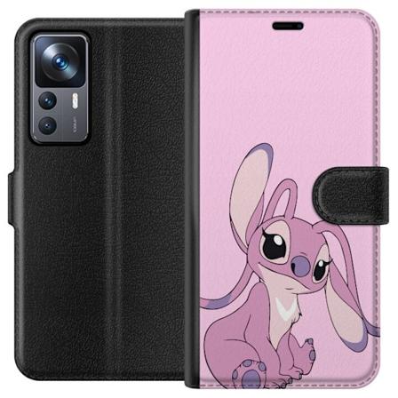 Xiaomi 12T Lommeboketui Stitch rosa