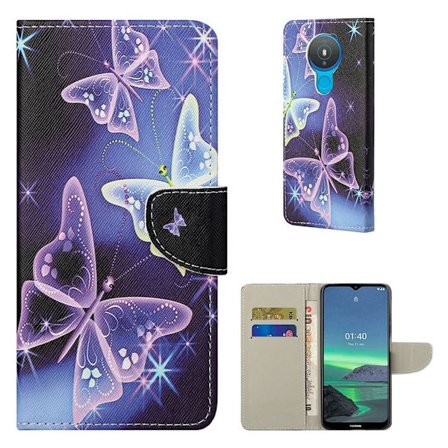 Wonderland Nokia 1.4 fodral -Lila