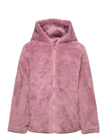 Nkfmarry Faux Fur Jacket Pb Pink Name It
