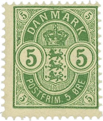 Danmark 1895 - AFA 34B - Postfrisk