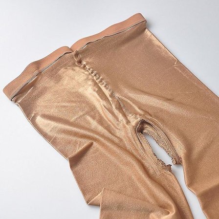 Avohaaraiset kiiltävät sukkahousut 70D esiintymishousut yökerhoon ja lavalle [HK]