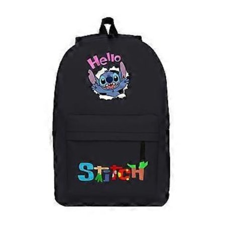 Lilo & Stitch -Painettu Reppu Pojille ja Tytöille, Kouluun, Kirjojen Kuljetukseen, Piirretty Olkalaukku, Reppu (A)