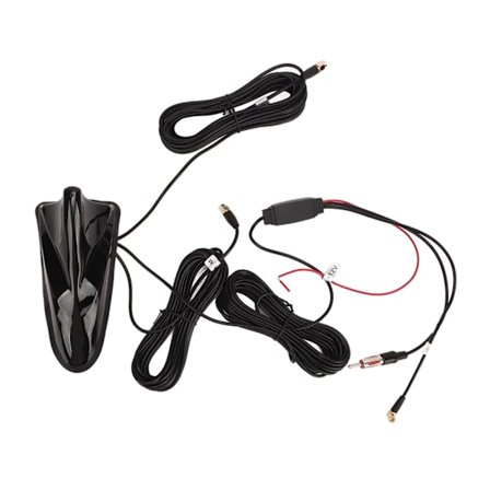 12V Hajfena-antenn GPS DAB FM WIFI Hög Känslighet 5m Kabel Längd Universal Radio Antenn
