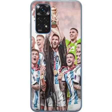 Xiaomi Redmi Note 11 Genomskinligt Skal Messi