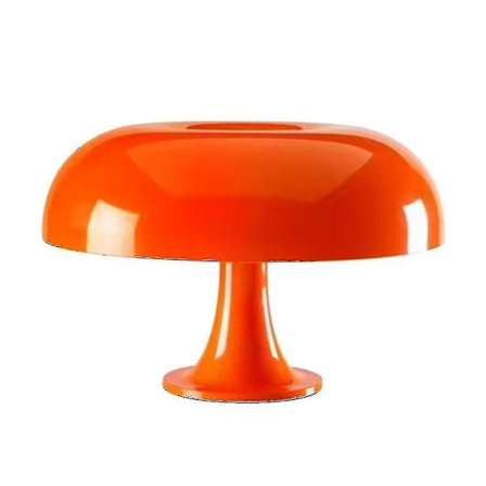 Italiensk designer LED-svampbordslampa för hotellsovrum, sängbord, vardagsrumsdekoration, belysning (orange)