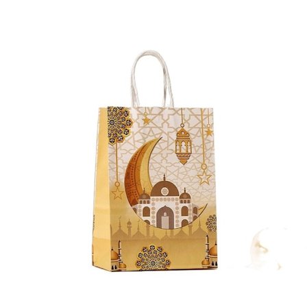 6 st Eid Mubarak presentpåse Candy Cookie Bag STIL 9 STIL 9