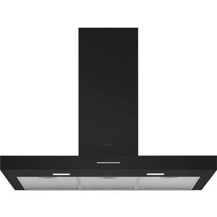 Smeg KBT900NE väggmonterad fläkt 90 cm, mattsvart | Vitvaror > Köksfläkt | Bagaren och Kocken