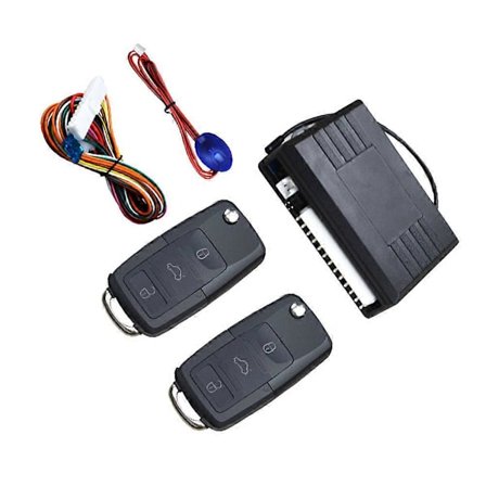 Nøglefri Adgang System Central Lås Universal Bil Fjernbetjening Centralt Kit Dørlås Køretøj Nøglefri Adgang System 1 Sæt