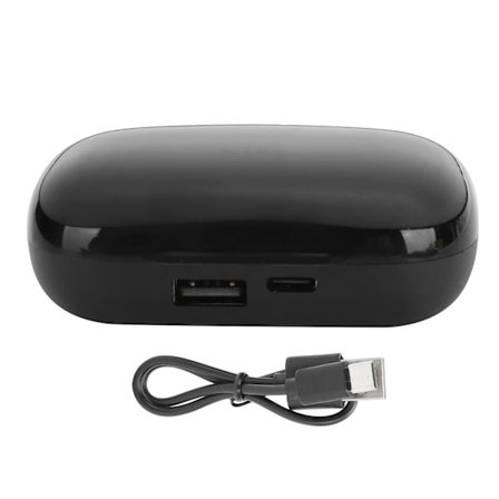 QT81 TWS Trådlösa Bluetooth Sport-hörlurar Stereo Halv InEar-hörlurar med Mikrofon