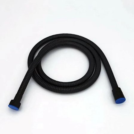 Bruseslange 1,5M matsort bruser i rustfrit stål, universal kabelbruserslange, eksplosionssikker og vridsikker