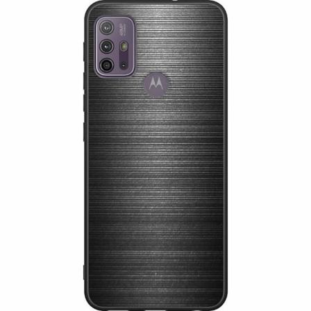 Motorola Moto G10 Svart Skal Brushed Metal