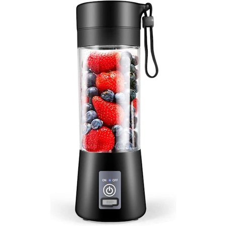 Bærbar Blender, Personlig Blender for Shakes og Smoothies, Personlig Størrelse Blender, USB Oppladbar Mini Juice Blender, Mini Juicer Smoothie Blender