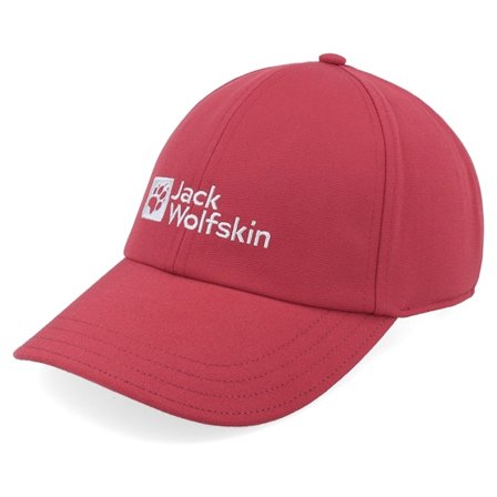 Jack Wolfskin - Vermelho adjustable Boné - Baseball Cap Deep Ruby Adjustable @ Hatstore