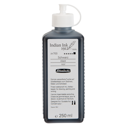 Schmincke Indian Ink Black 250 ml